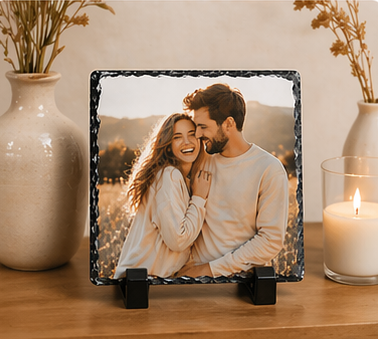 Personalised Photo Slate Gift- Square (30x30cm)