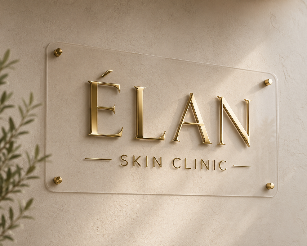 Custom acrylic business sign handmade in Ireland.