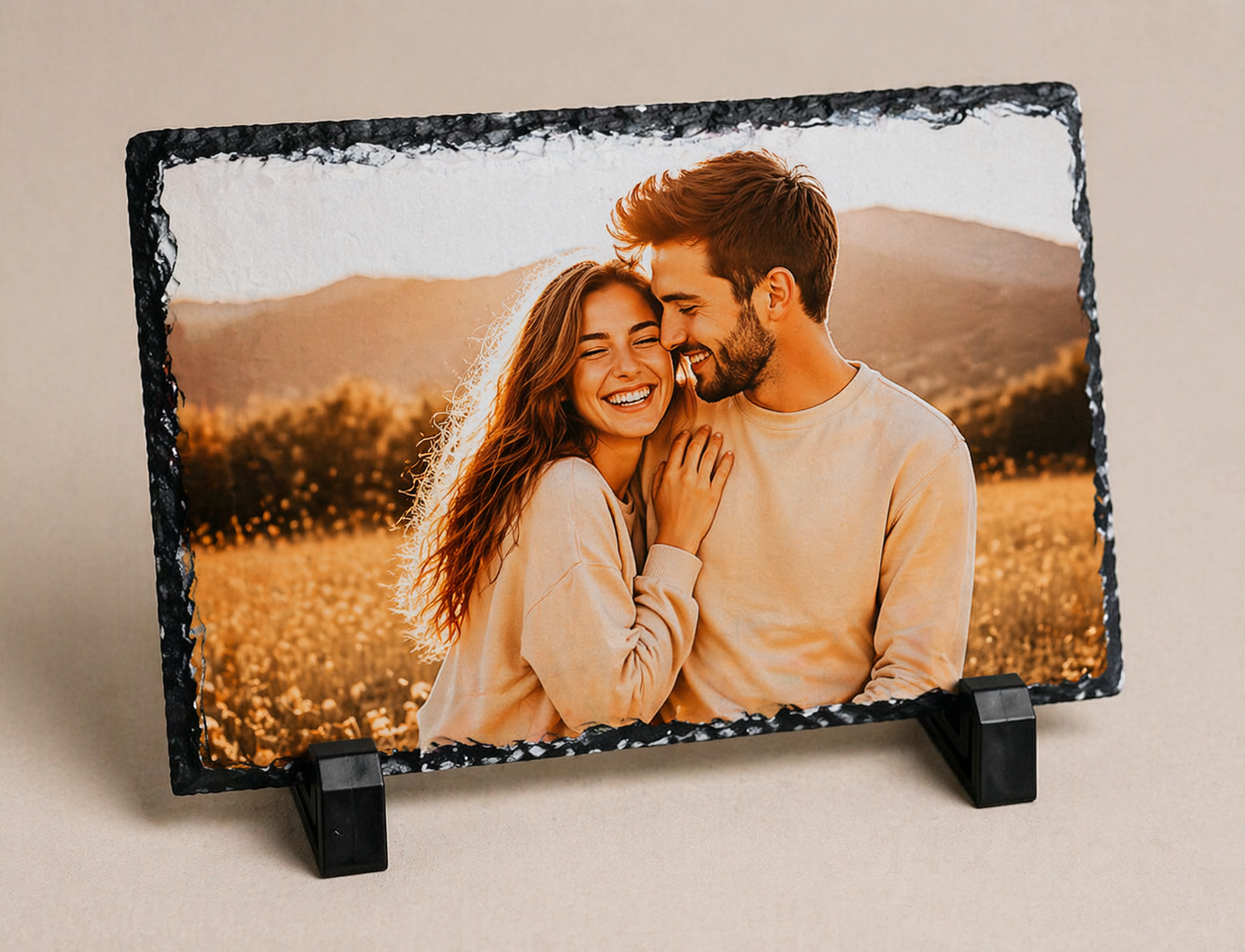 Personalised Photo Slate Gift- Rectangle (14x19cm &  20x30cm)