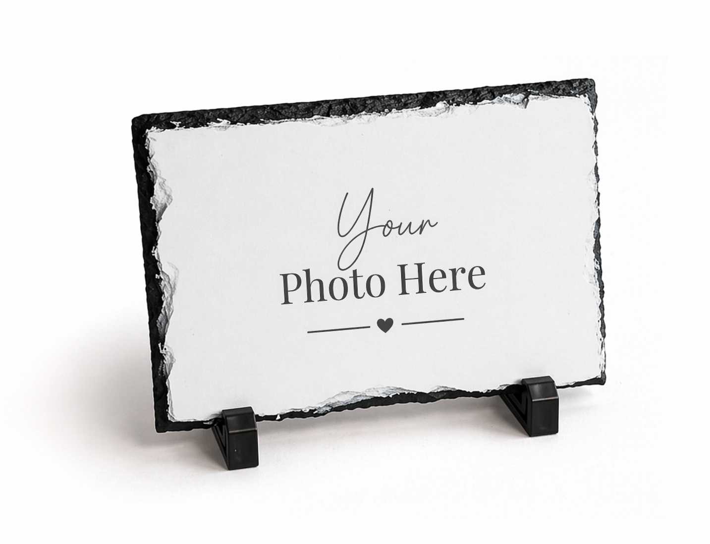 Personalised Photo Slate Gift- Rectangle (14x19cm &  20x30cm)