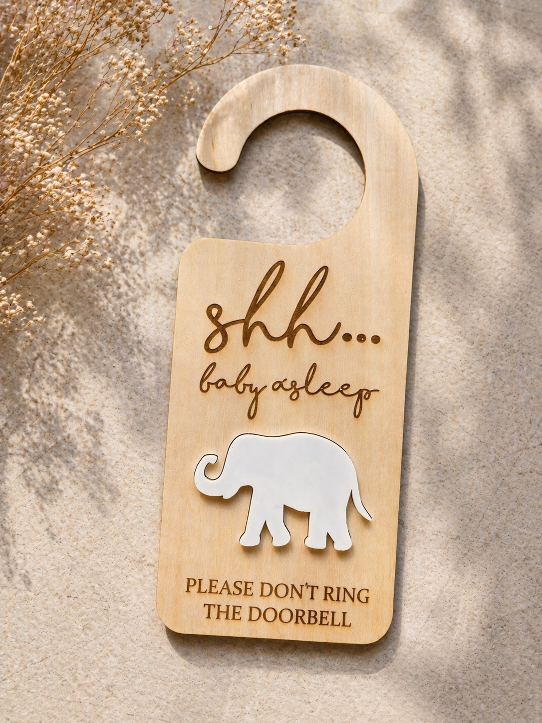 Baby Sleeping Door Sign