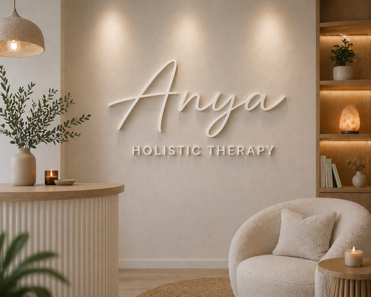 Custom Acrylic Lettering Sign | Minimal Wall Branding