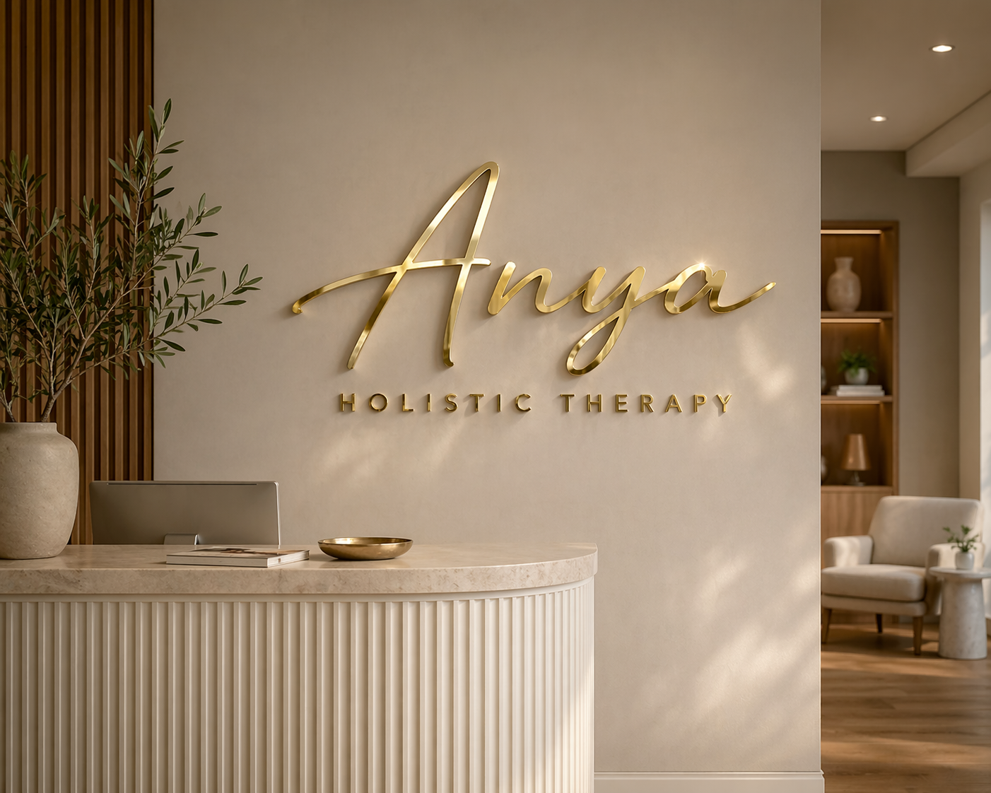 Custom Acrylic Lettering Sign | Minimal Wall Branding