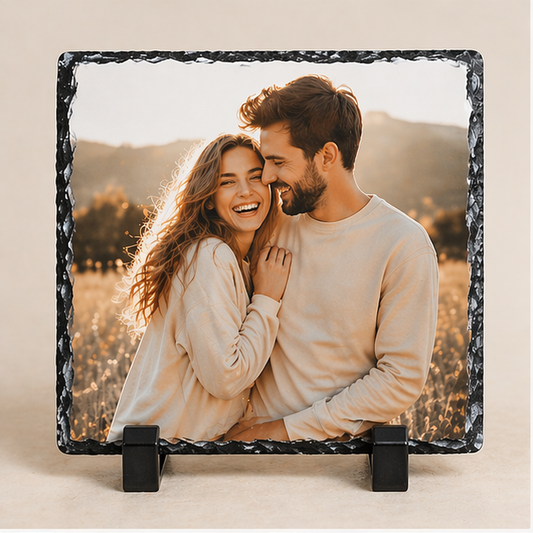 Personalised Photo Slate Gift- Square (30x30cm)