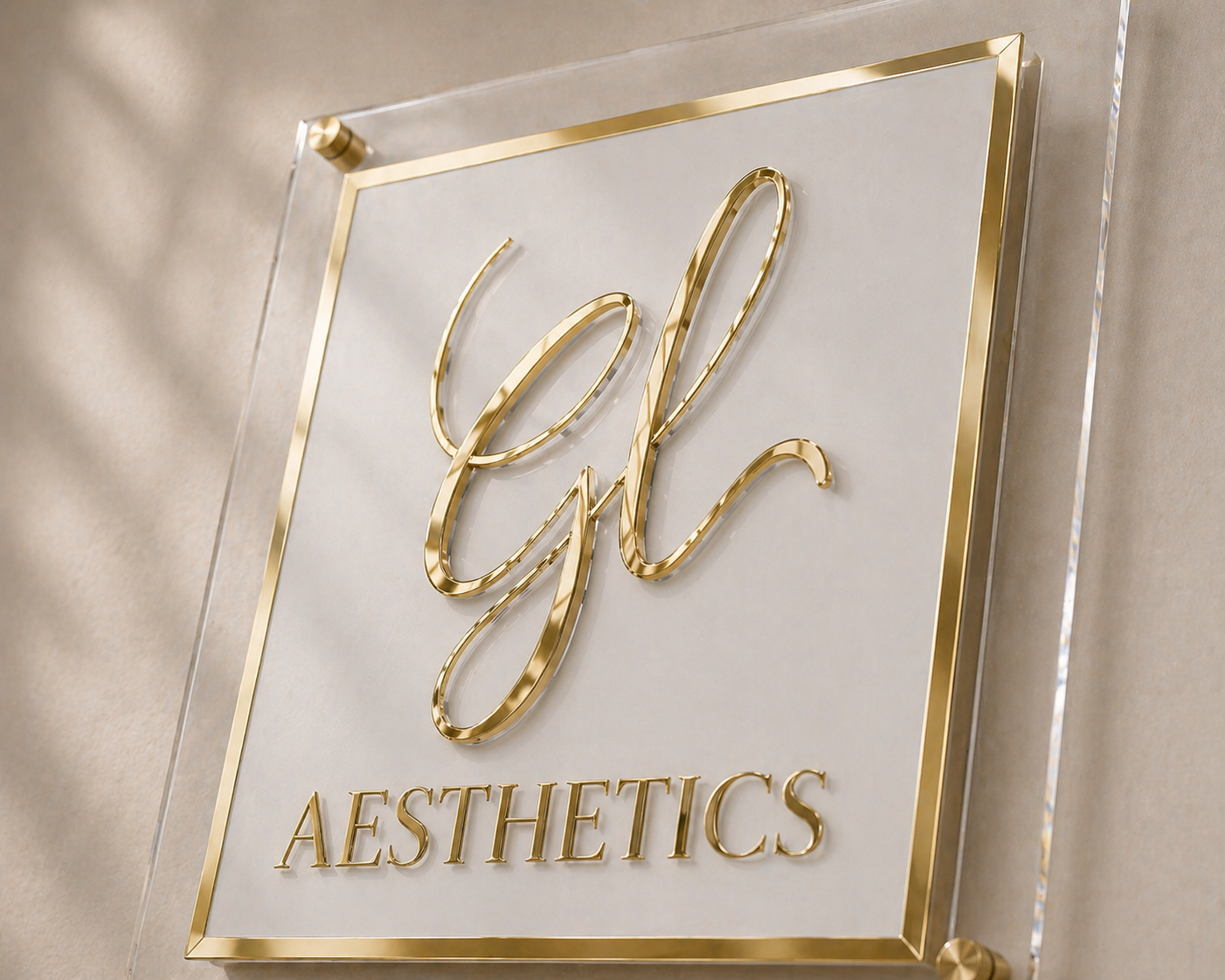 Custom Acrylic Business Sign – Personalised Wall Sign